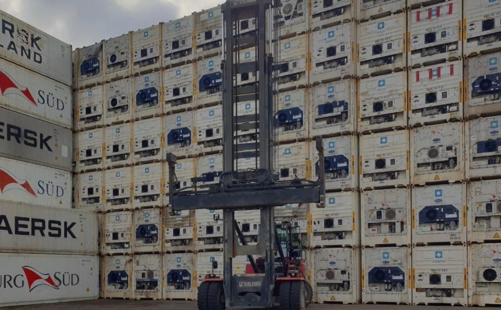 Grindrod Intermodal Umlazi facility in Durban is filling up with reefers ahead of the citrus season. 