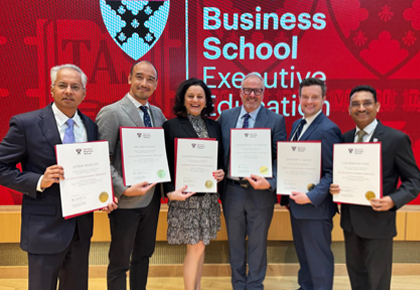 Congratulations to Andrew Sturrock for completing the AMP programme at Harvard