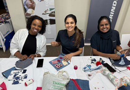 Grindrod staff create fidget blankets for TAFTA in partnership with Ma Dame Stitch